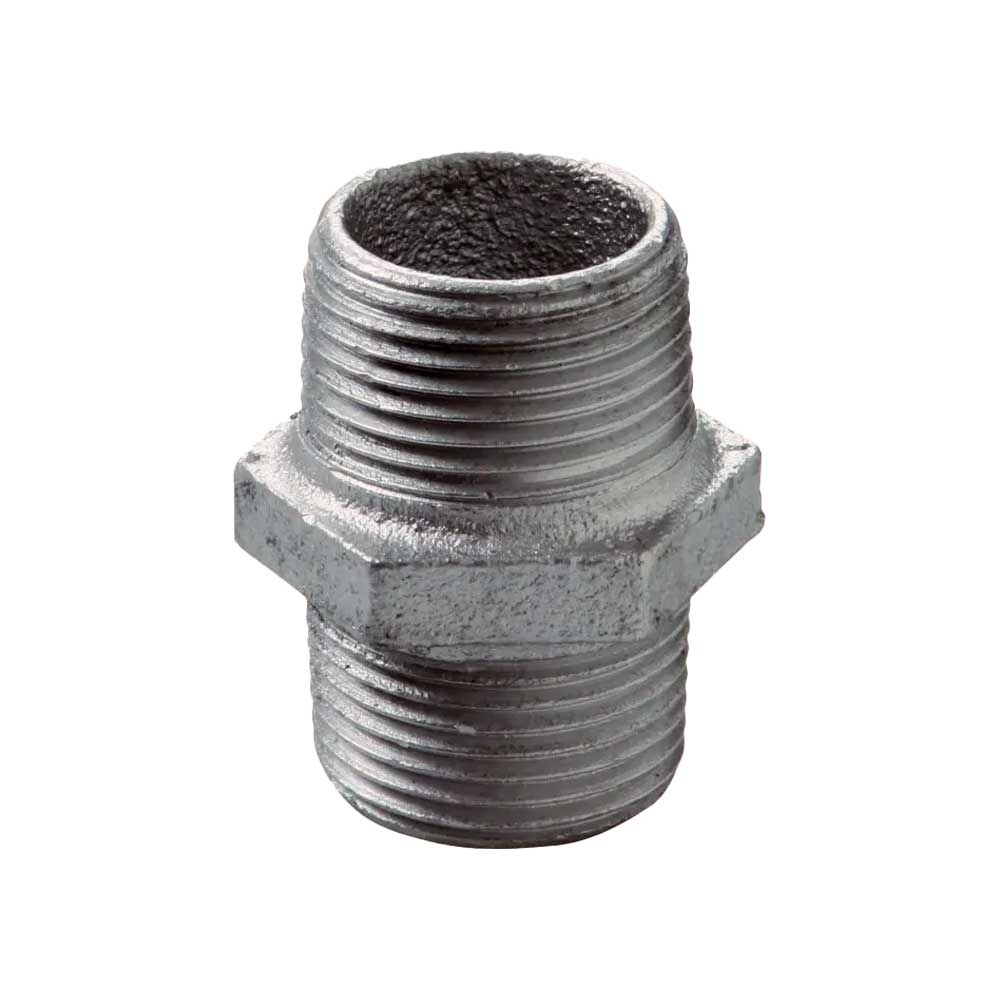 NIPLES MASCHIO/MASCHIO IN GHISA ZINCATA