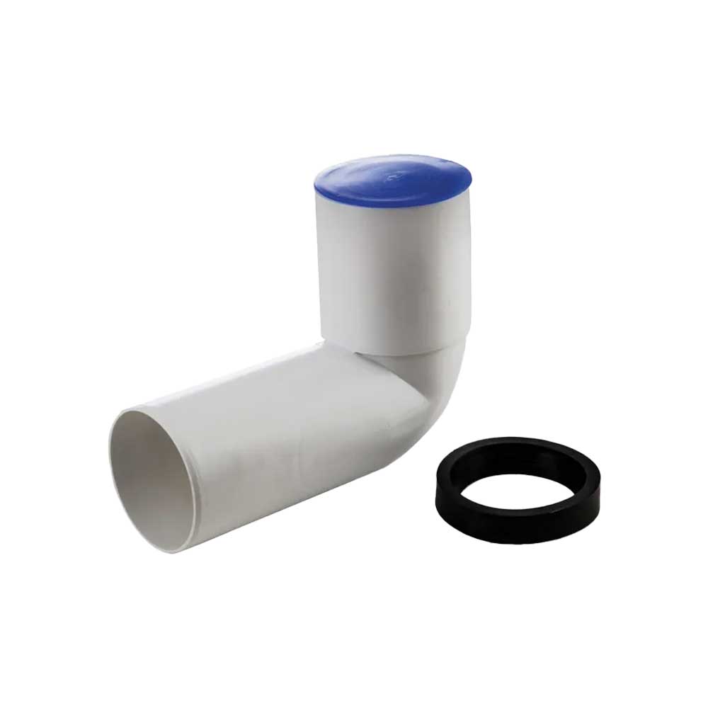 CURVA WC 90° PROLUNGATA A INNESTO