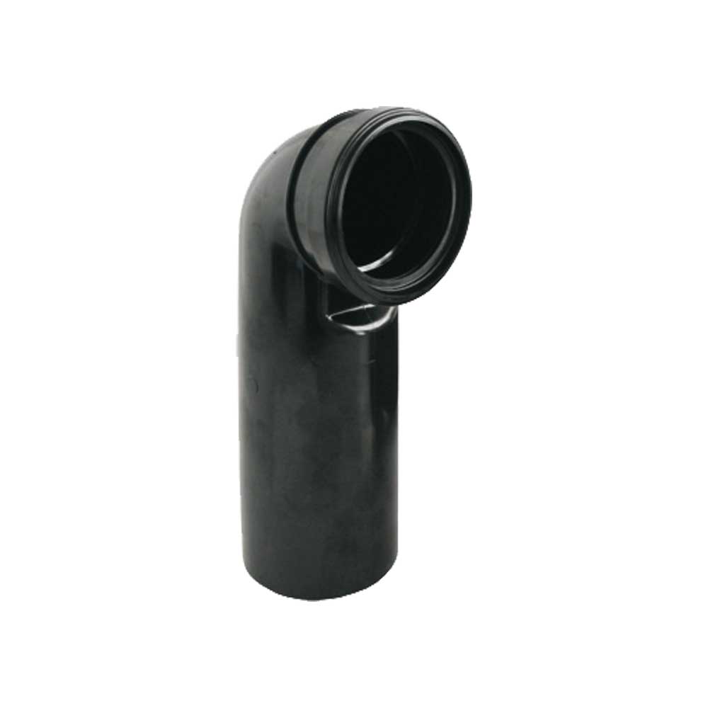 CURVA TECNICA 90° A INNESTO PER VASO SOSPESO CON GUARNIZIONE