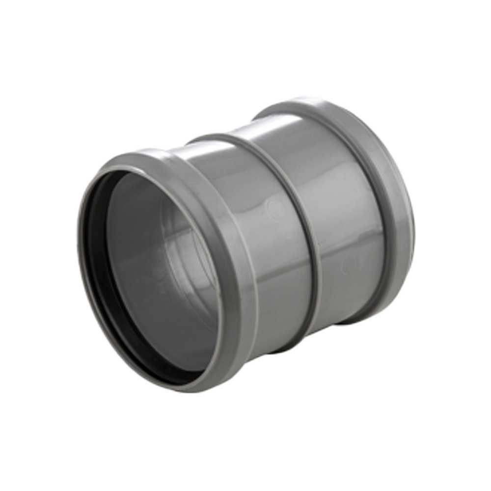 MANICOTTO A INNESTO CON 2 BICCHIERI DI COLLEGAMENTO PVC-PP