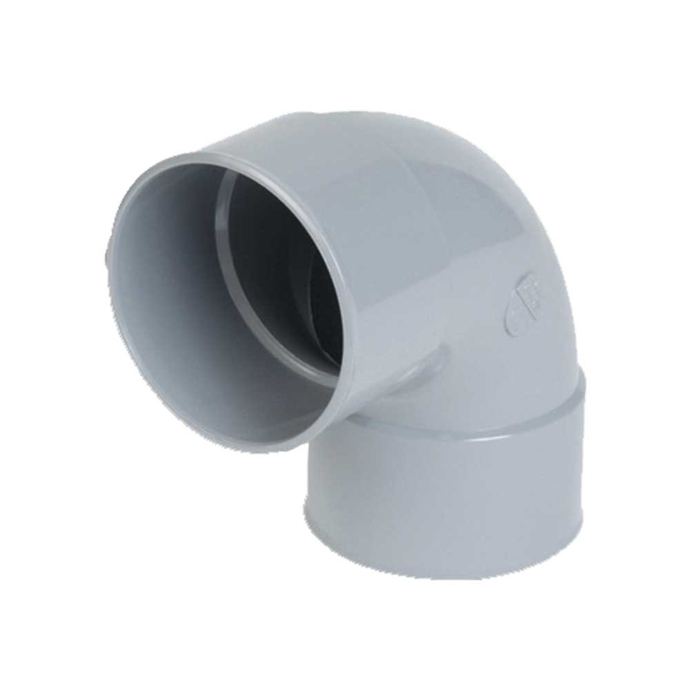 CURVA 87,30° IN PVC ME AD INCOLLAGGIO MASCHIO/FEMMINA