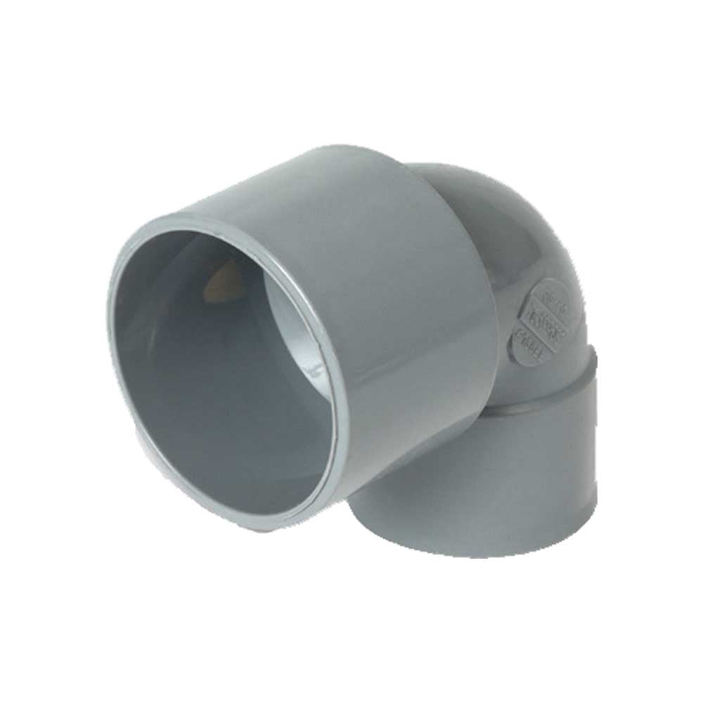 CURVA TECNICA UNIVERSALE AD INCOLLAGGIO FEMMINA/FEMMINA IN PVC NICOLL