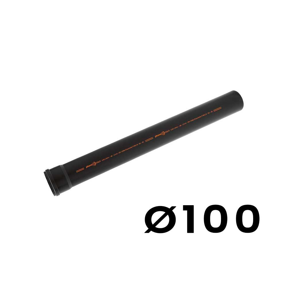 TUBO DI SCARICO PHONOBLACK Ø100 A 1 BICCHIERE