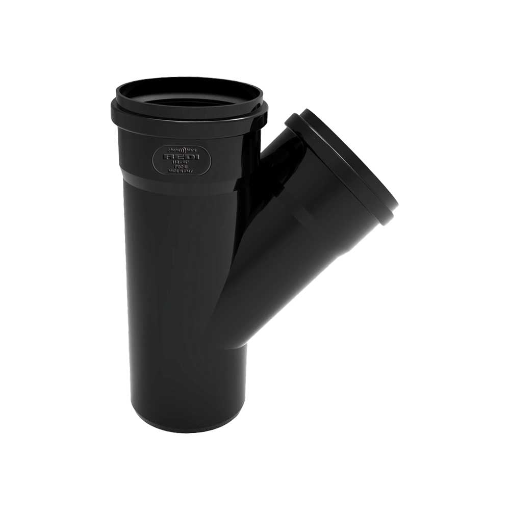 BRAGA A 45° MASCHIO/FEMMINA PHONOBLACK