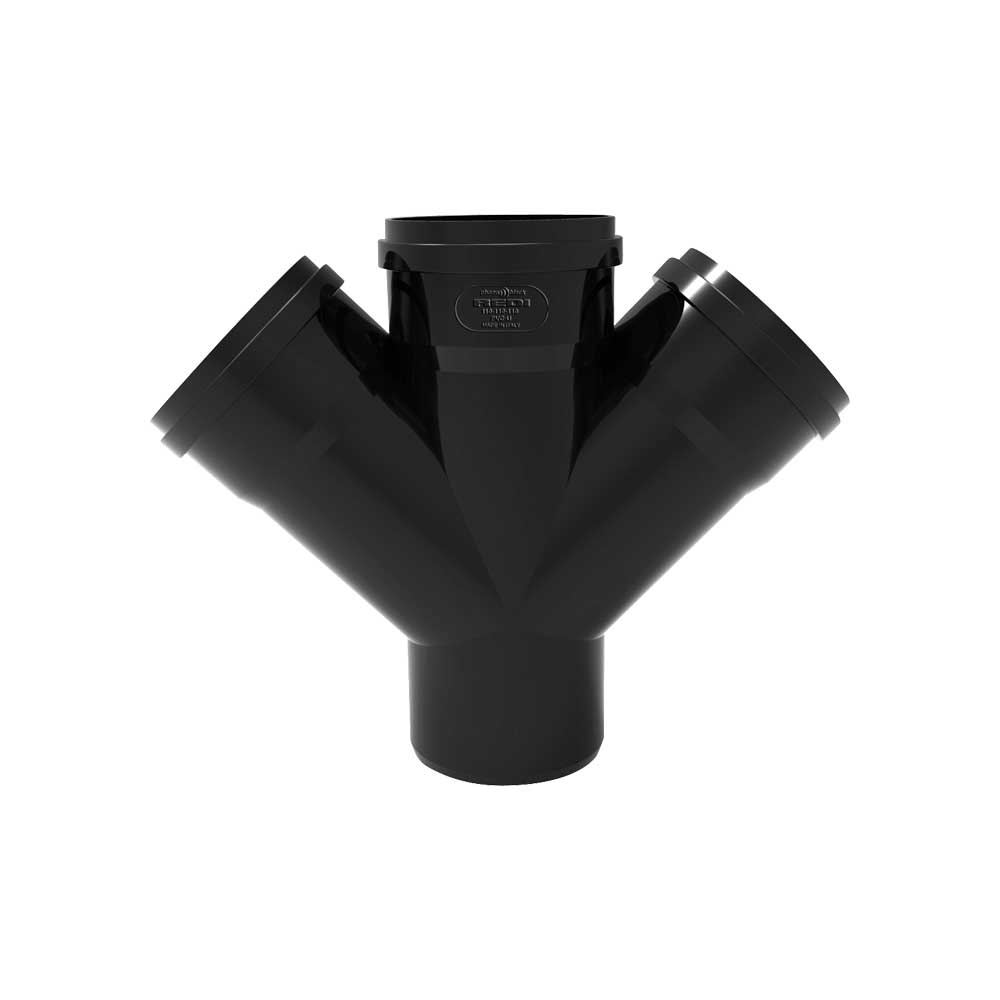 BRAGA DOPPIA A 45° MASCHIO/FEMMINA PHONOBLACK
