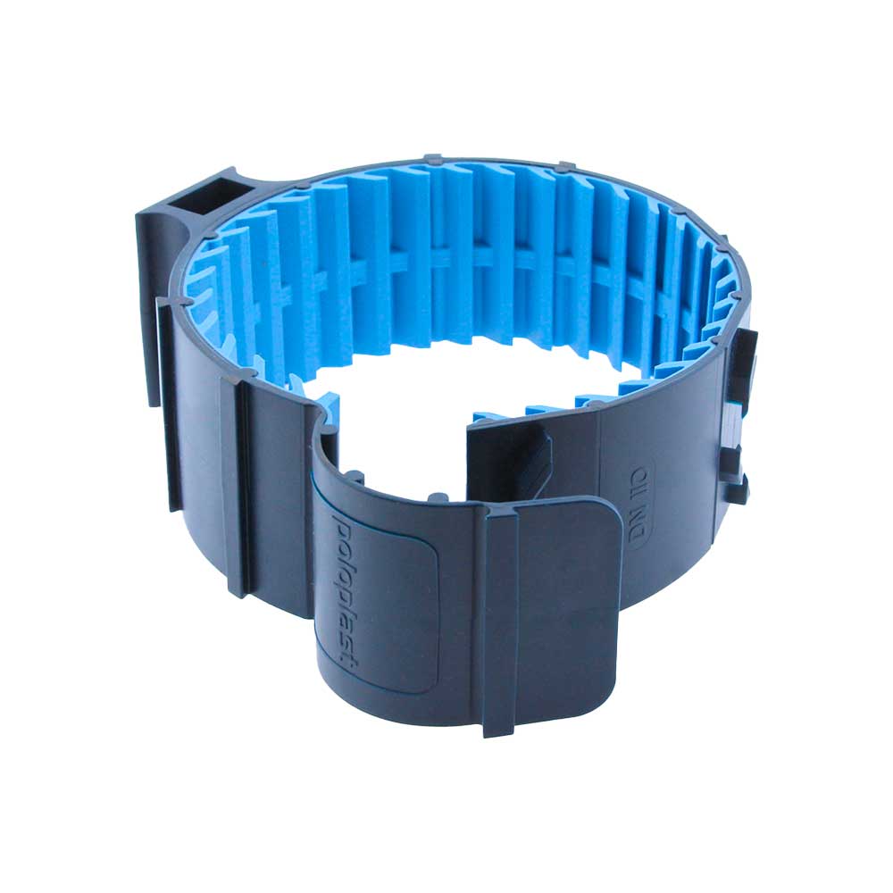 COLLARE FONOASSORBENTE IN PLASTICA PER TUBAZIONI POLO-CLIP HS