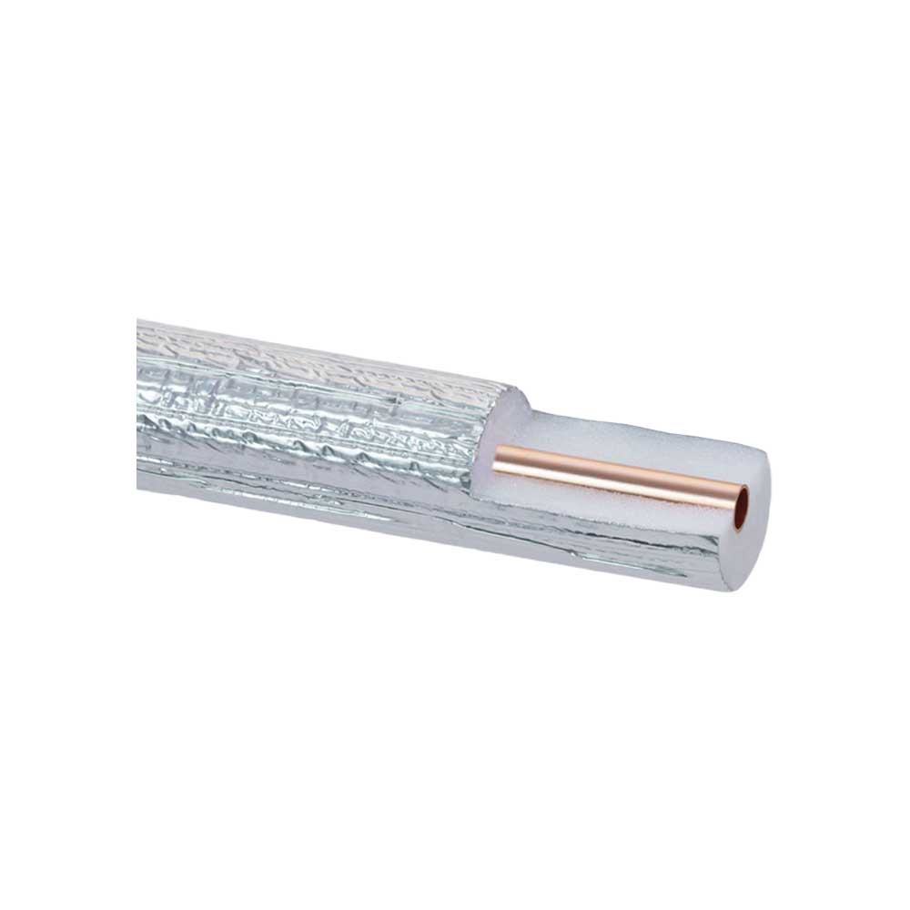 TUBO RAME RIVESTITO PER CONDIZIONAMENTO IDEALSTAR SILVER 08 IN ROTOLO
