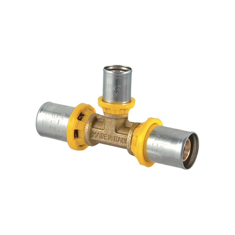 Tee Ridotto A Pressare Per Tubo Multistrato Acqua E Gas Tdm