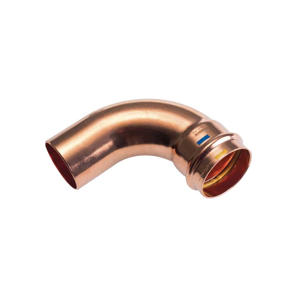 CURVA A 90° MASCHIO/FEMMINA IN RAME A PRESSARE