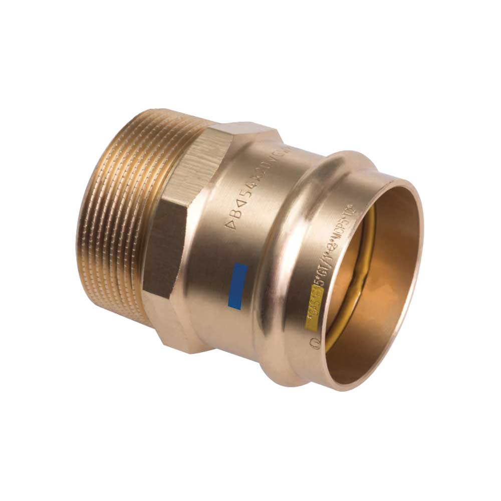 MANICOTTO FEMMINA A PRESSARE FILETTATO MASCHIO IN BRONZO
