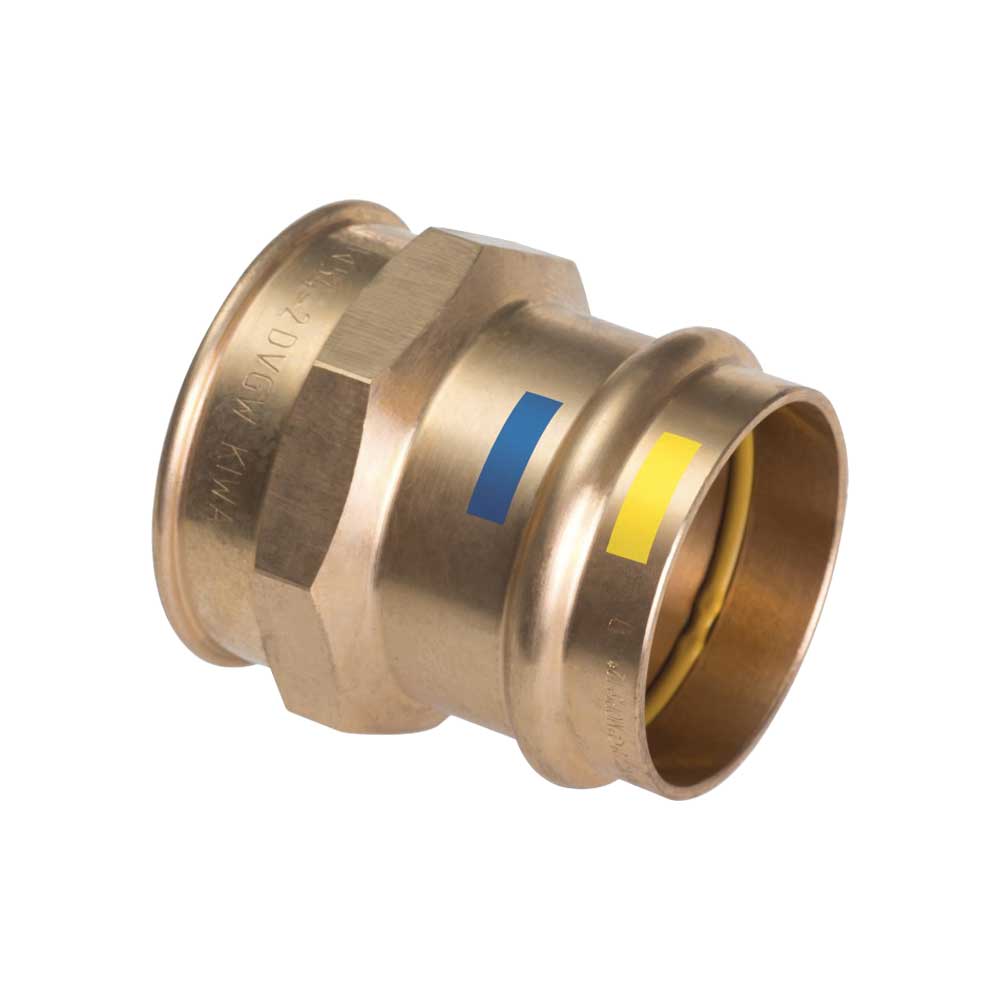 MANICOTTO FEMMINA A PRESSARE FILETTATO FEMMINA IN BRONZO