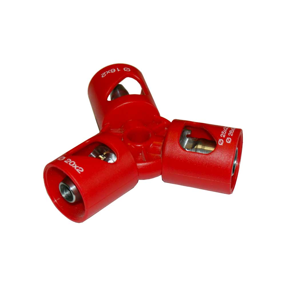 SBAVATORE CALIBRATORE TRIPLO PER TUBO MULTISTRATO