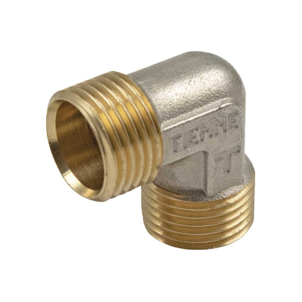 RACCORDO CURVO DOPPIO A COMPRESSIONE WATERBLOCK TM