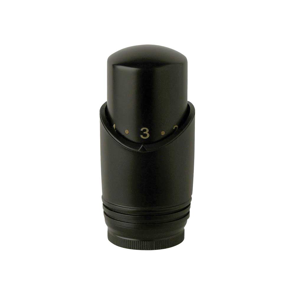 TESTA TERMOSTATICA 310NO NERO OPACO ARTECLIMA