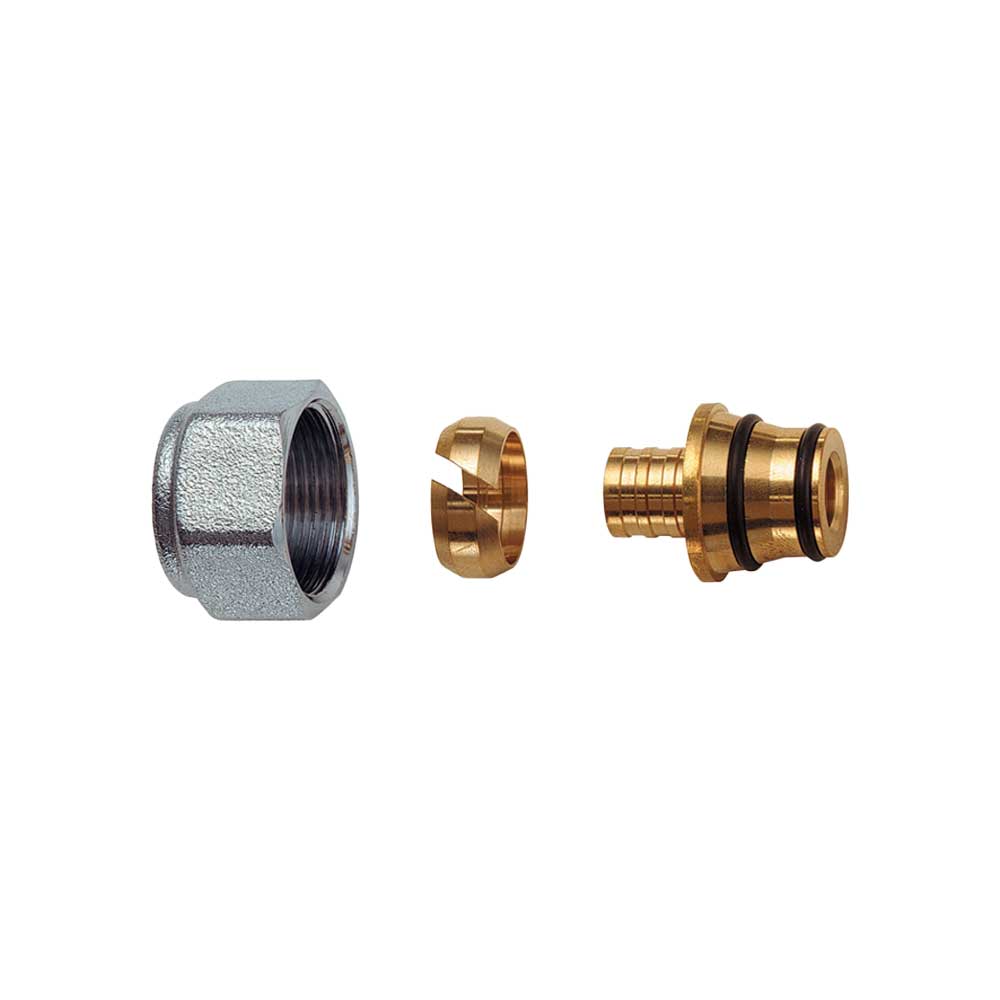 ADATTATORE PER TUBO IN MATERIALE PLASTICO CON CALOTTA FILETTO 24x19 FAR