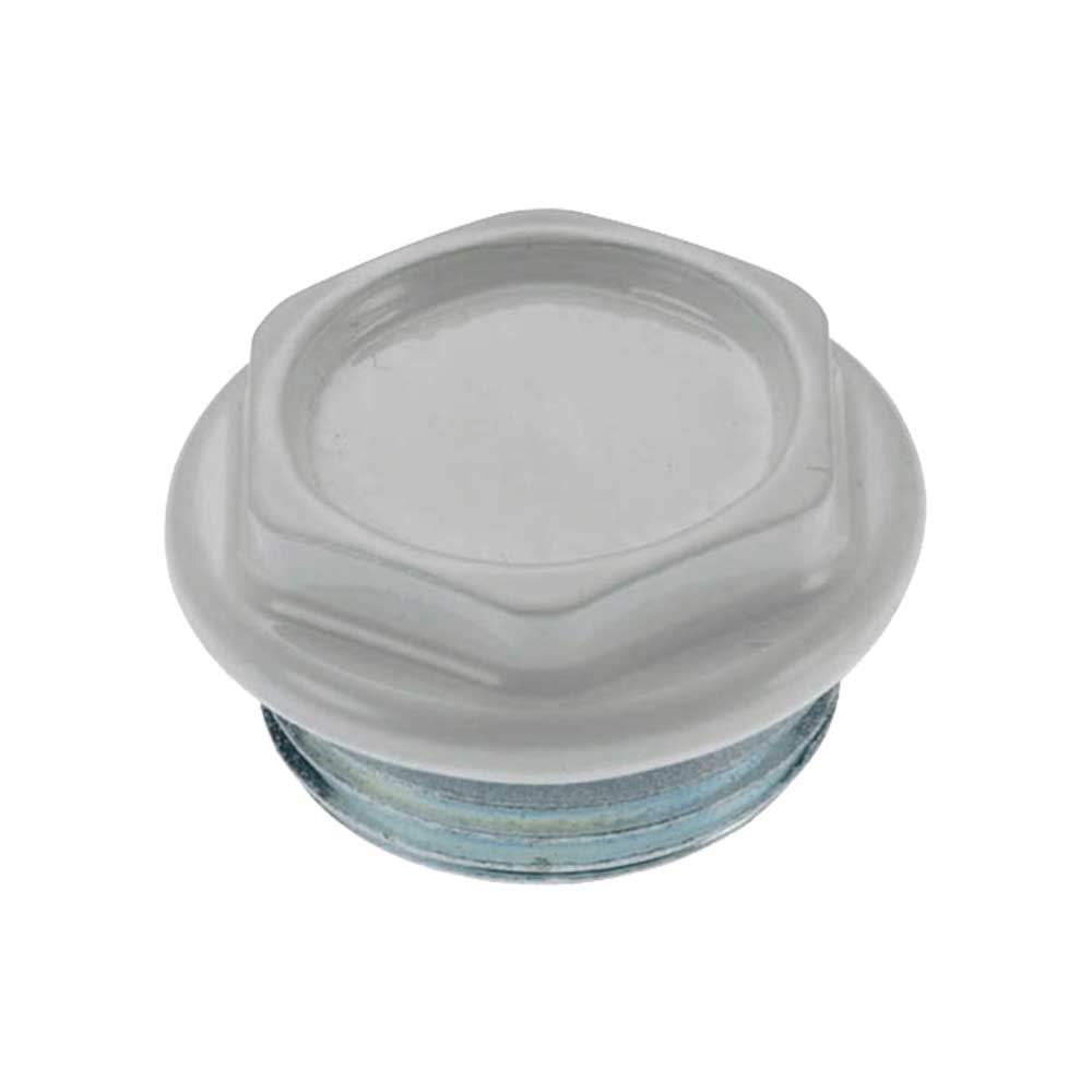 TAPPO CIECO VERNICIATO BIANCO PER RADIATORI