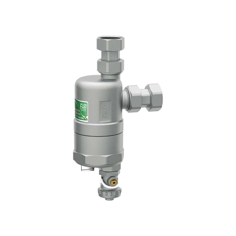 DEFANGATORE MAGNETICO ULTRACOMPATTO COMPACTFAR PER IMPIANTI TERMICI