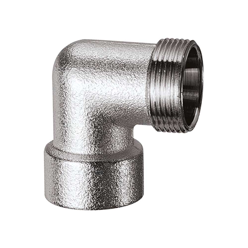 GOMITO FEMMINA PER TUBO RAME, PLASTICA E MULTISTRATO CROMATO FAR