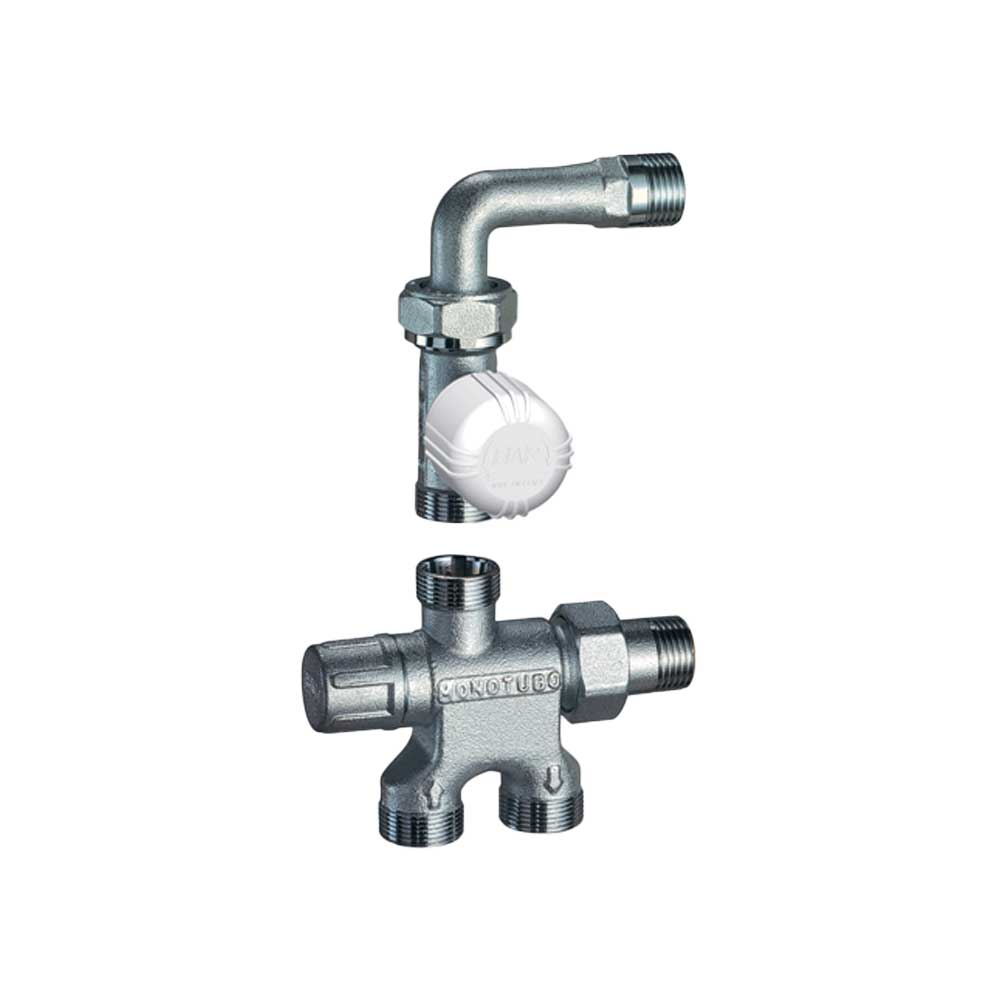 KIT VALVOLA TERMOSTATIZZABILE CON DETENTORE MONOTUBO GRT FAR