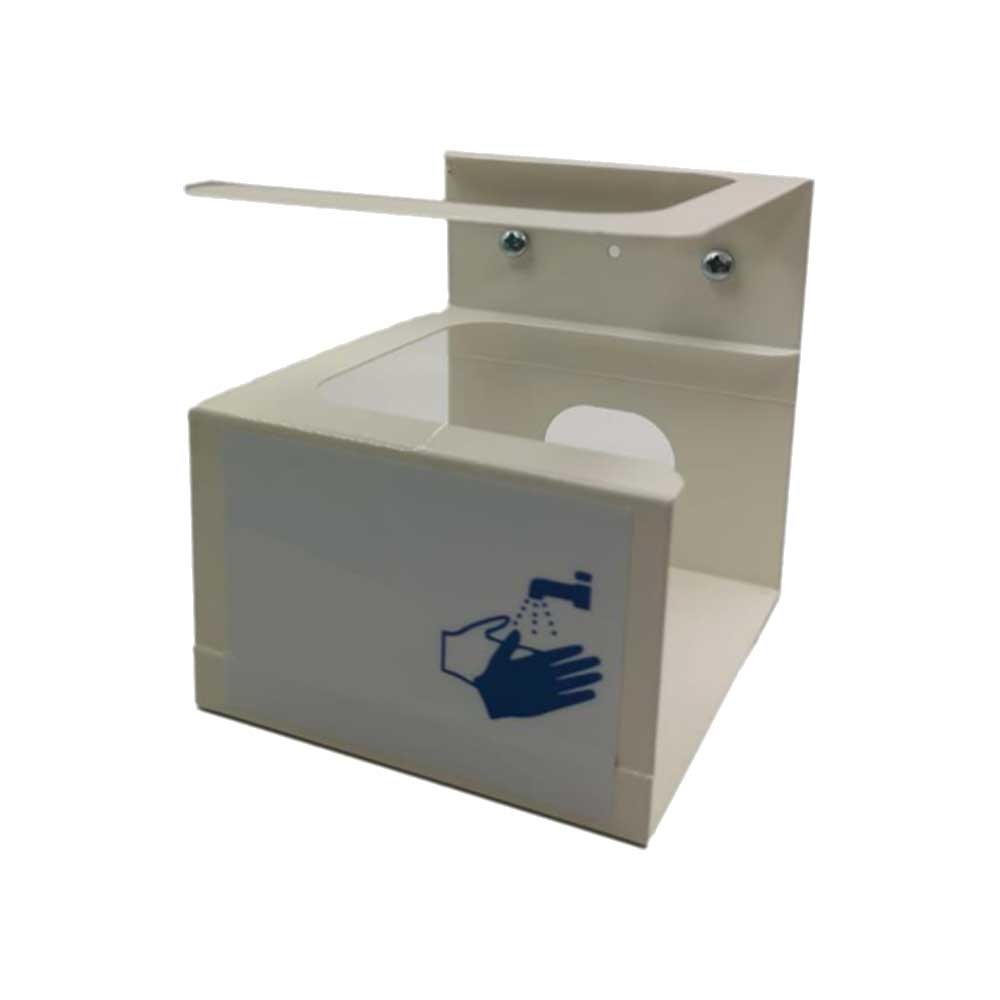 PORTA DOSATORE A PARETE PER GEL IGIENIZZANTE