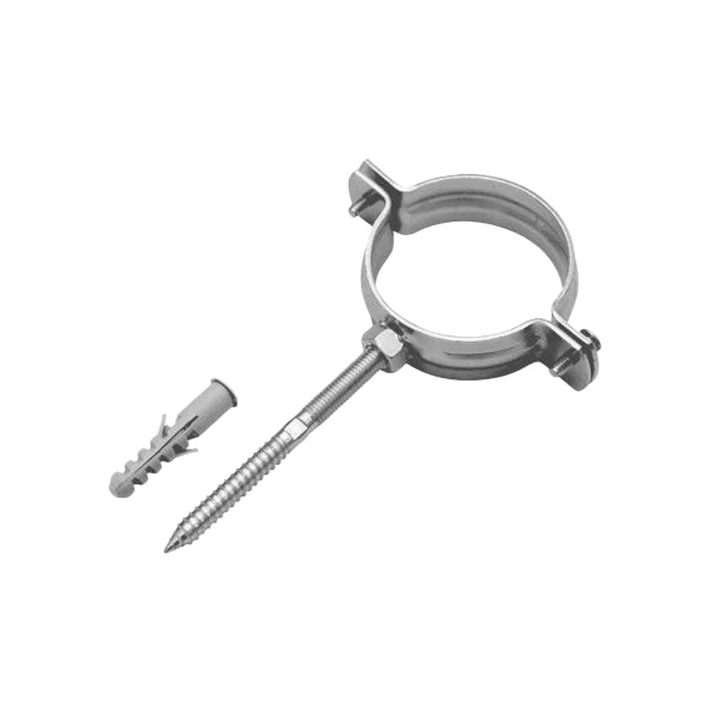 COLLARE FERMATUBO ZINCATO PER TUBI IN PVC