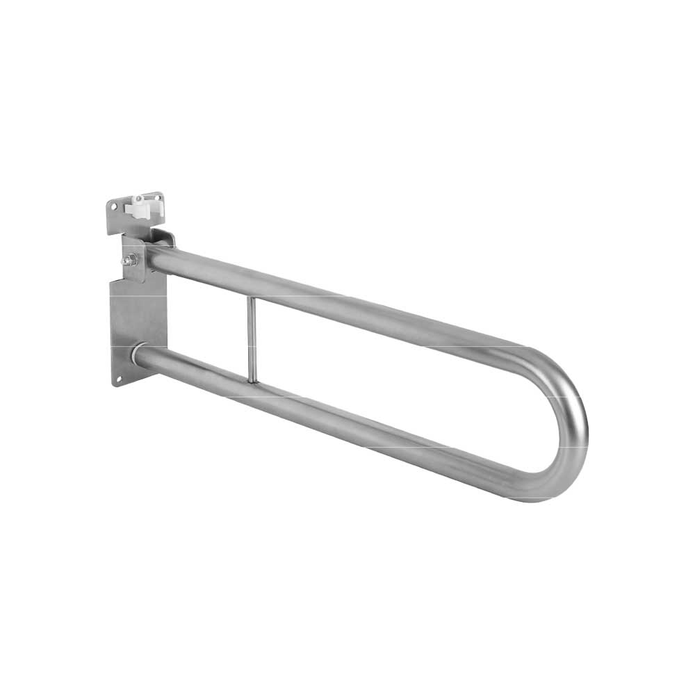 BARRA DI SOSTEGNO RIBALTABILE IN ACCIAIO INOX SATINATO