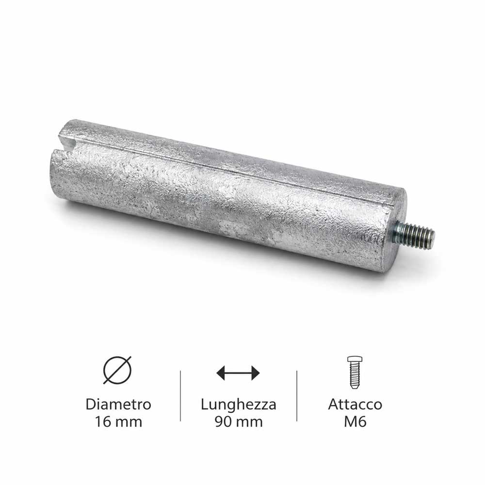 Anodo Per Scaldabagno Elettrico 10-15-30 Lt