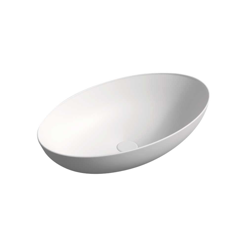 LAVABO DA APPOGGIO BOAT59 BIANCO OPACO