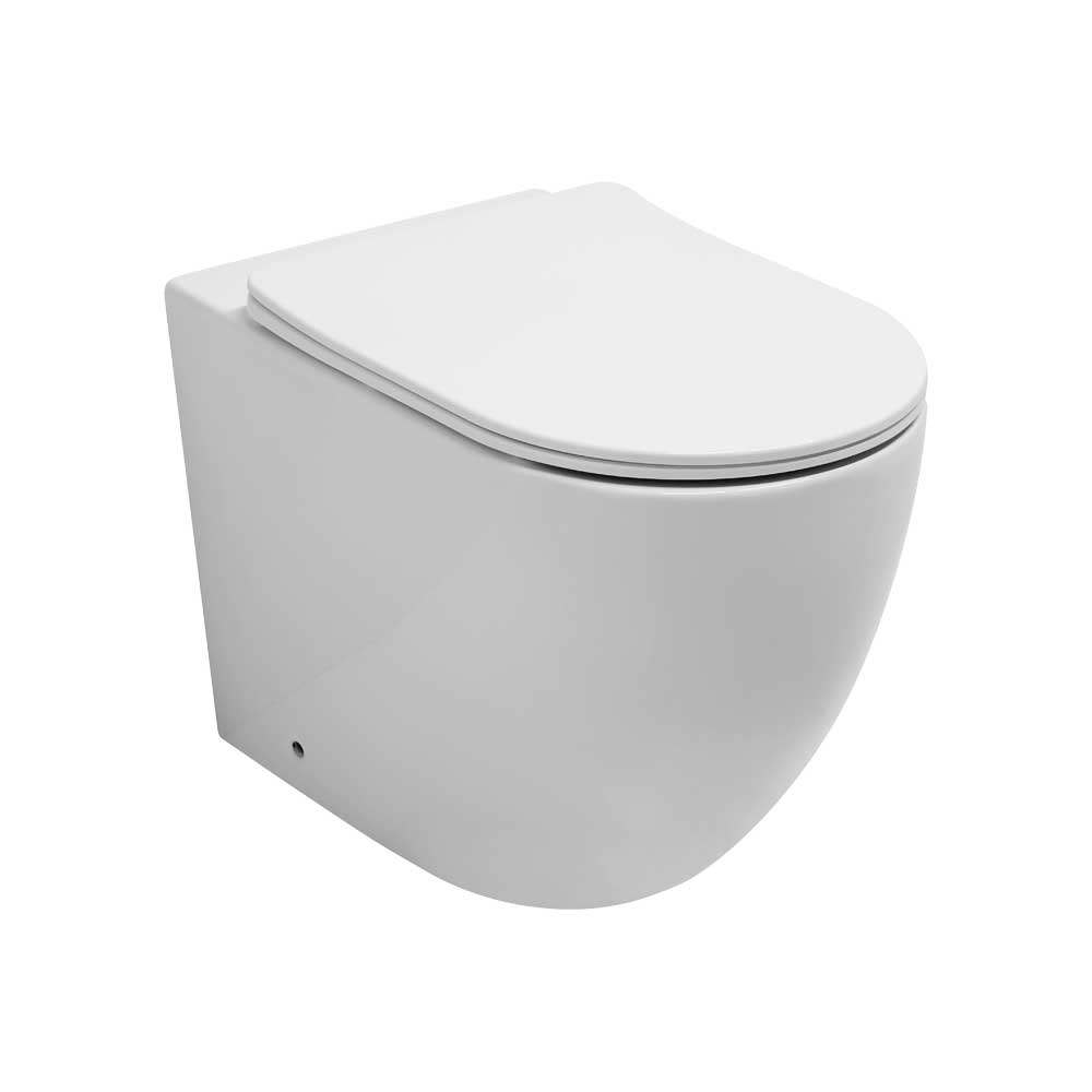 Vaso Filo Parete Kairos Rimfree Con Scarico Ciclonico