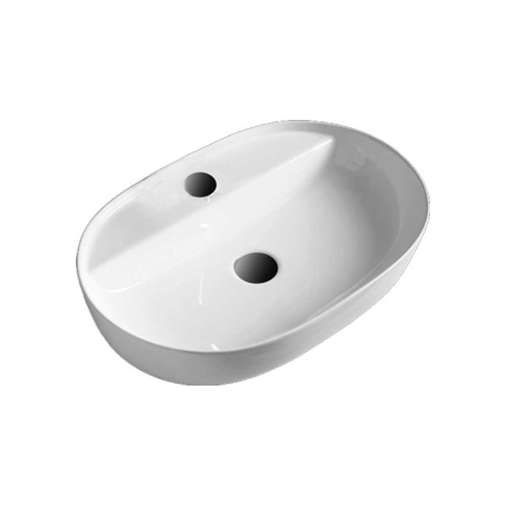 Lavabo Da Appoggio In Ceramica Cpr Oval