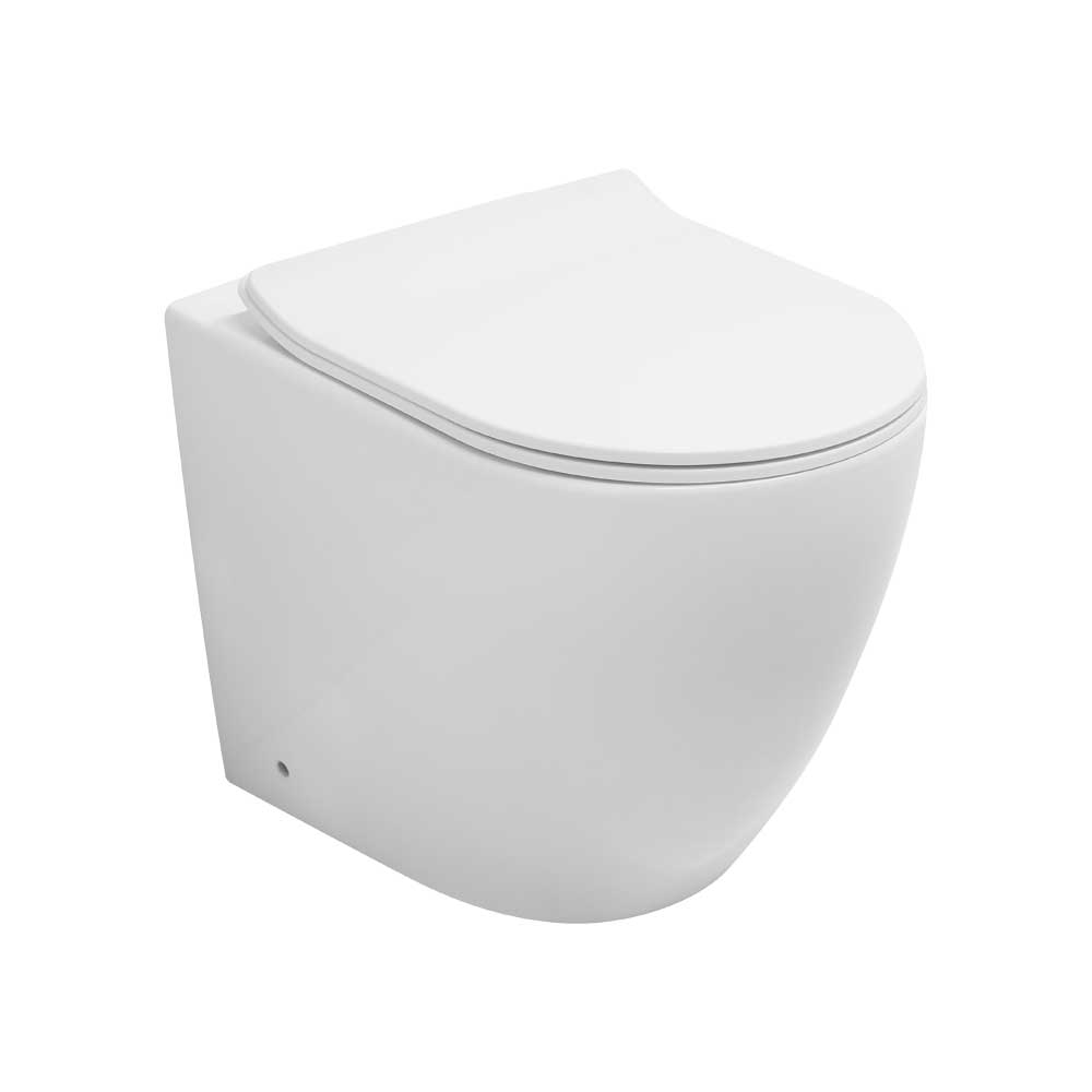 Vaso Filo Parete New One Rimfree Bianco Opaco