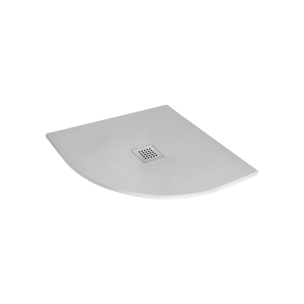 PIATTO DOCCIA SEMICIRCOLARE ULTRAFLAT BIANCO