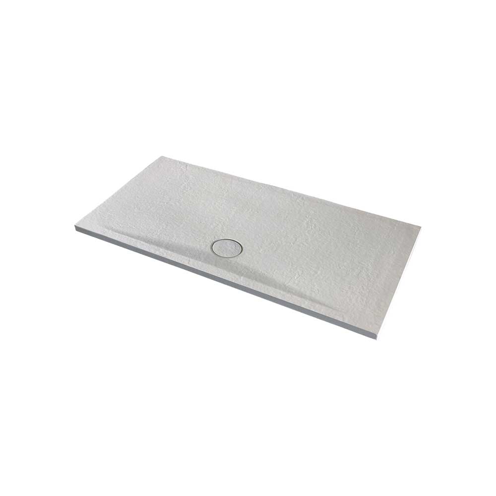 Piatto Doccia Rettangolare Pietraceramica H.4 Gesso
