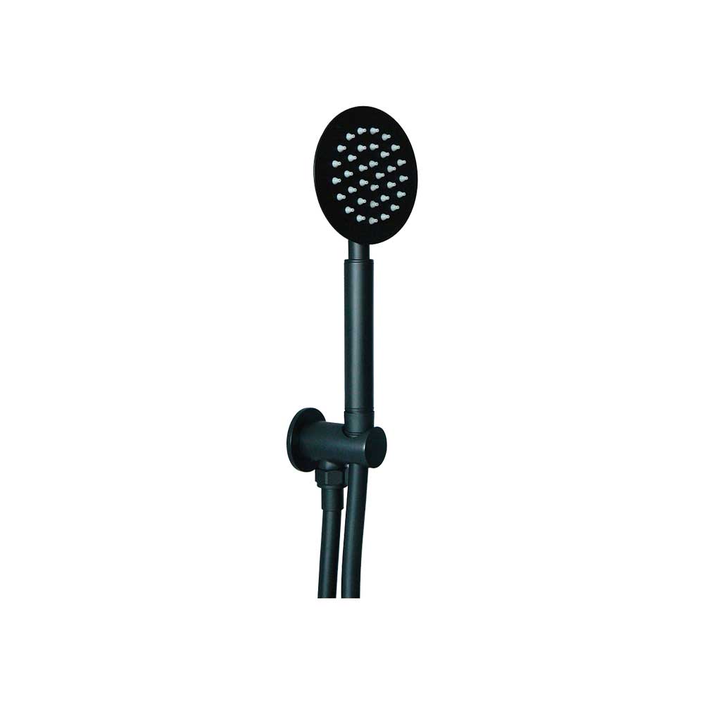 DUPLEX DOCCIA TONDO NERO OPACO
