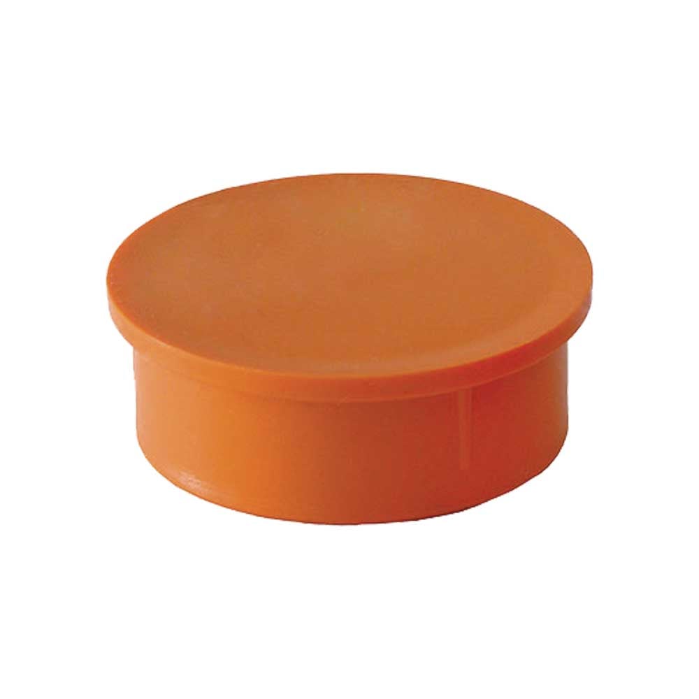 TAPPO AD INCASTRO IN PVC ARANCIO
