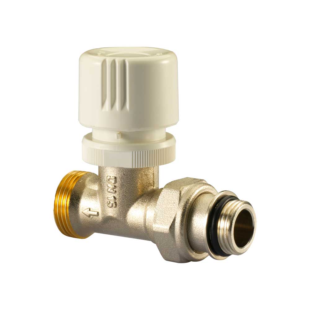 VALVOLA TERMOSTATIZZABILE DIRITTA CON ATTACCO MASCHIO SERIE STANDARD IVAR