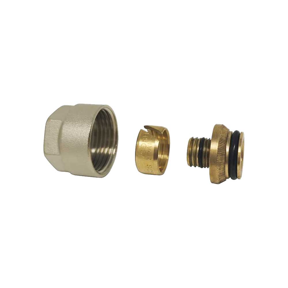 RACCORDO EUROK PER TUBO MULTISTRATO E POLIETILENE IVAR