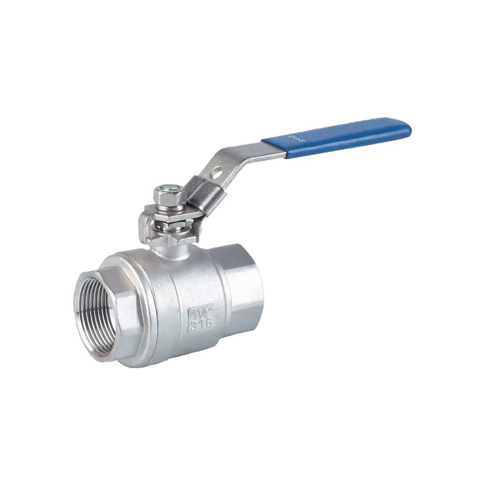 VALVOLA A SFERA FEMMINA/FEMMINA IN ACCIAIO INOX LUCCHETTABILE