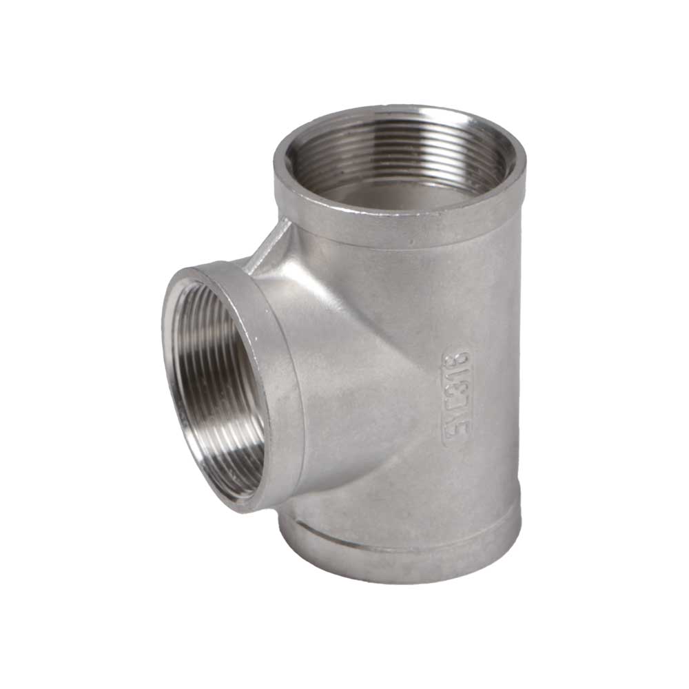 TEE FEMMINA IN ACCIAIO INOX