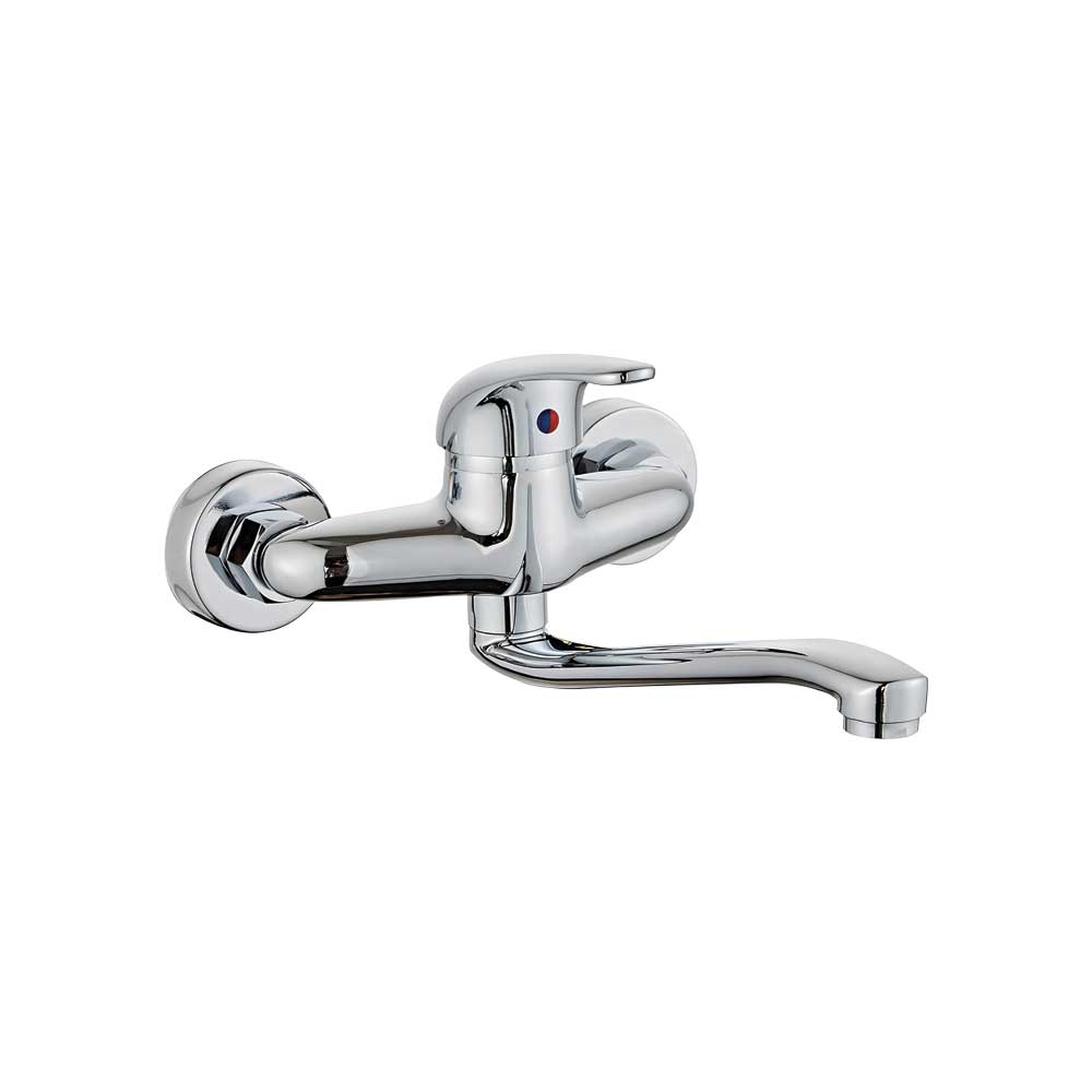 Miscelatore Lavello Cucina A Parete Life Wall