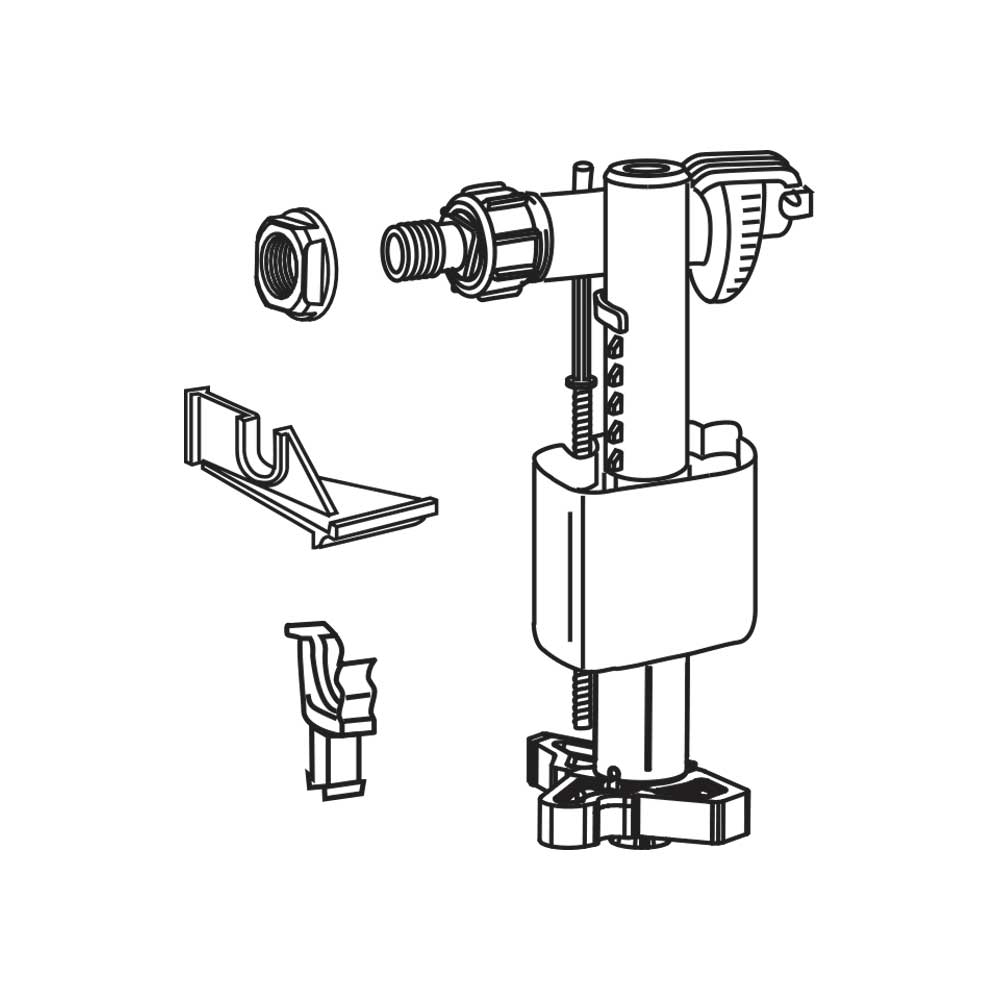 Kit Galleggiante Compact Per Cassetta Di Scarico Valsir