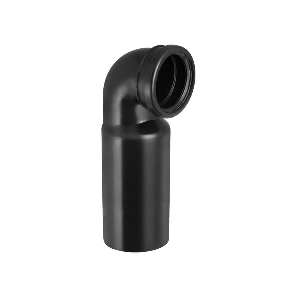 CURVA DI SCARICO WC 90° PROLUNGATA PER WC SOSPESO