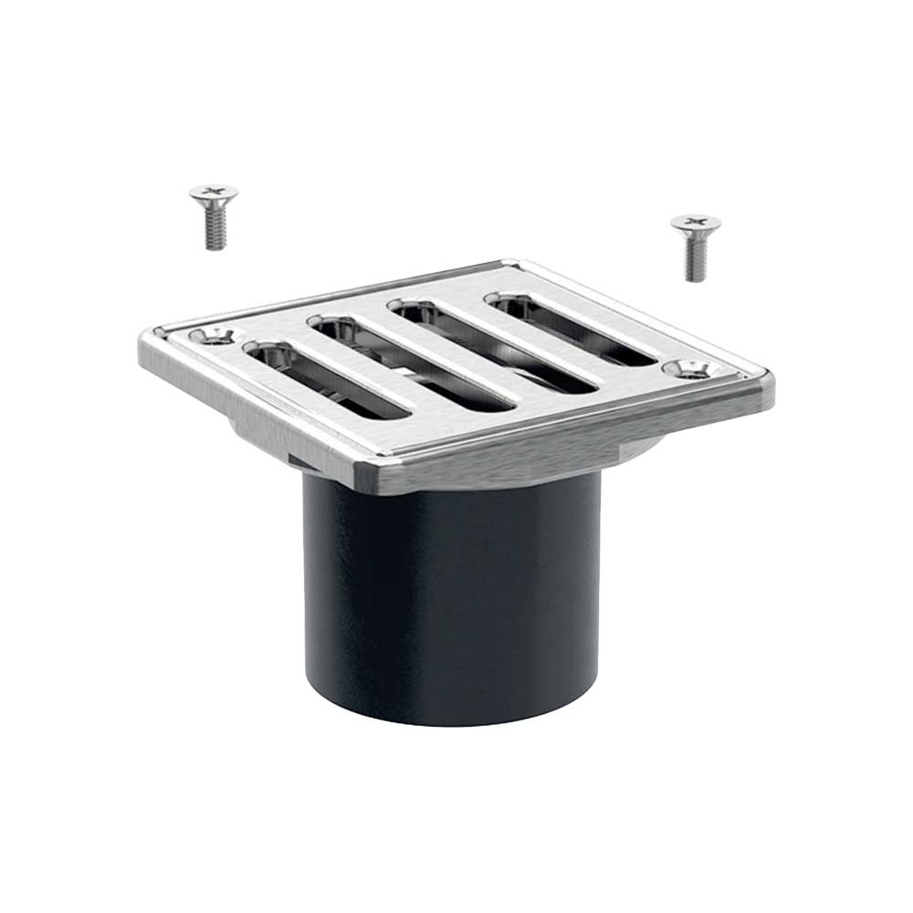 GRIGLIA INOX PER SIFONE DOCCIA AVVITATA