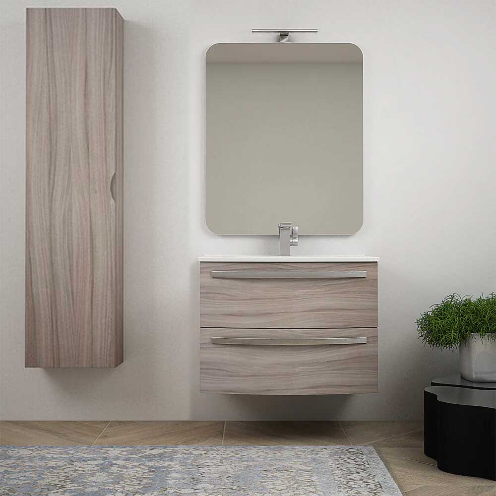 Composizione Mobile Da Bagno Bond 03 Larice