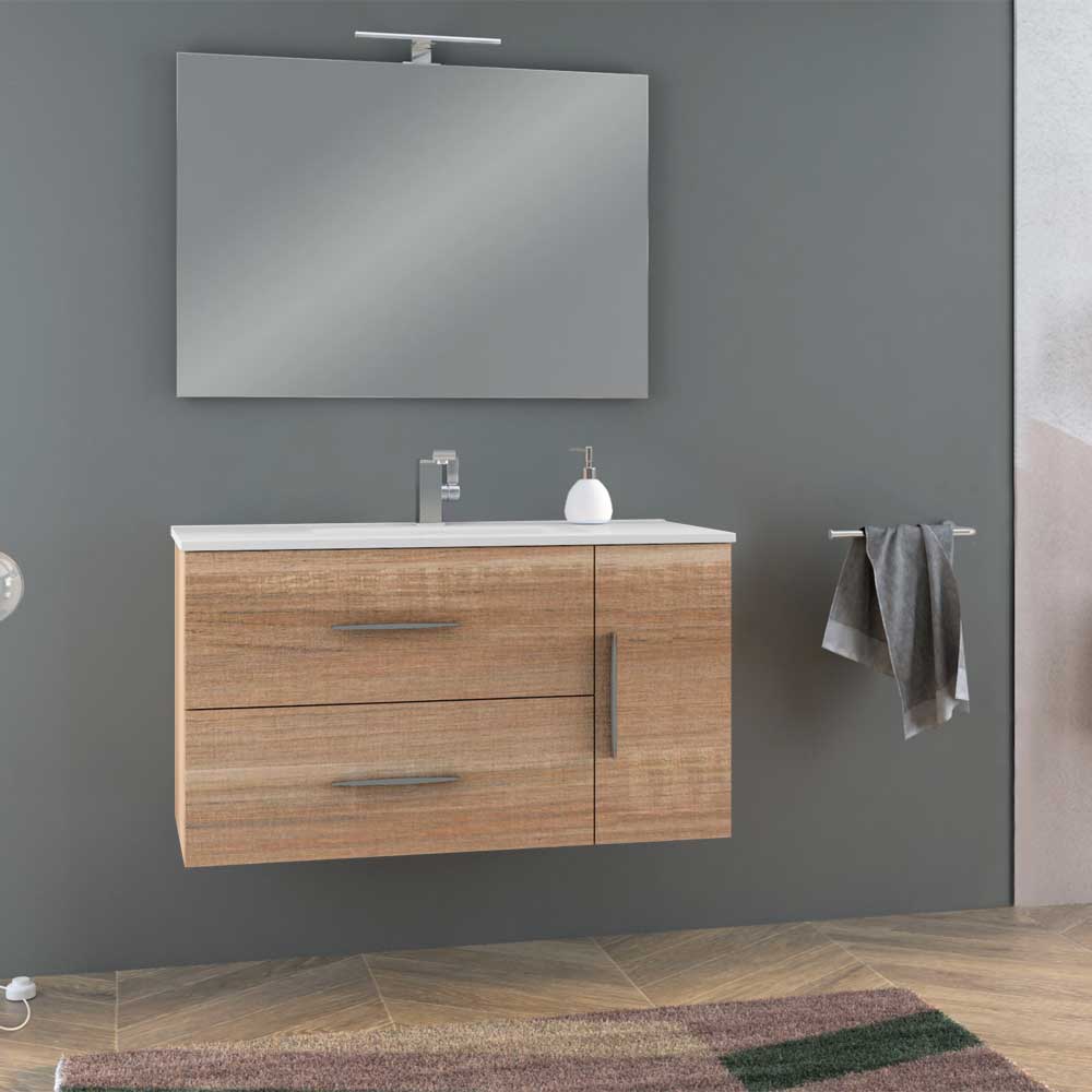 Composizione Mobile Da Bagno Serena 02 Rovere Bruges