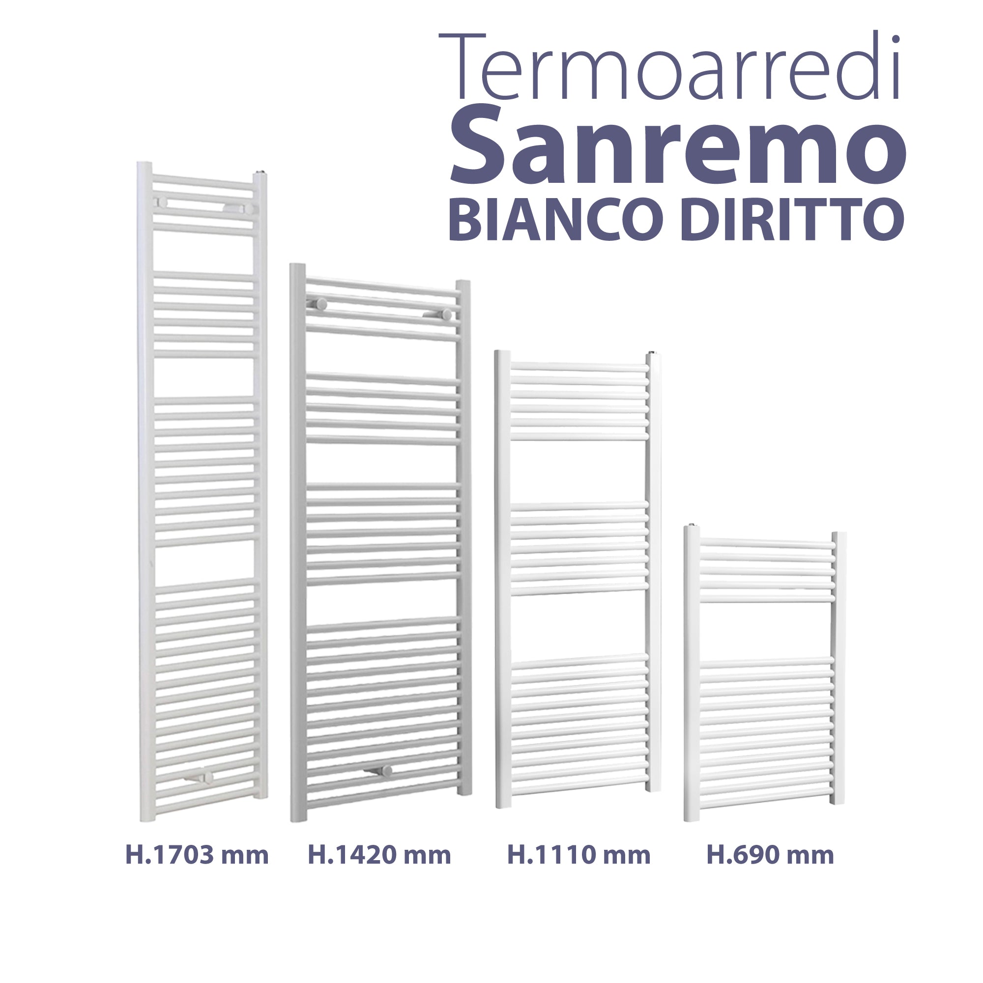 TERMOARREDO "SANREMO" DIRITTO BIANCO - img 2