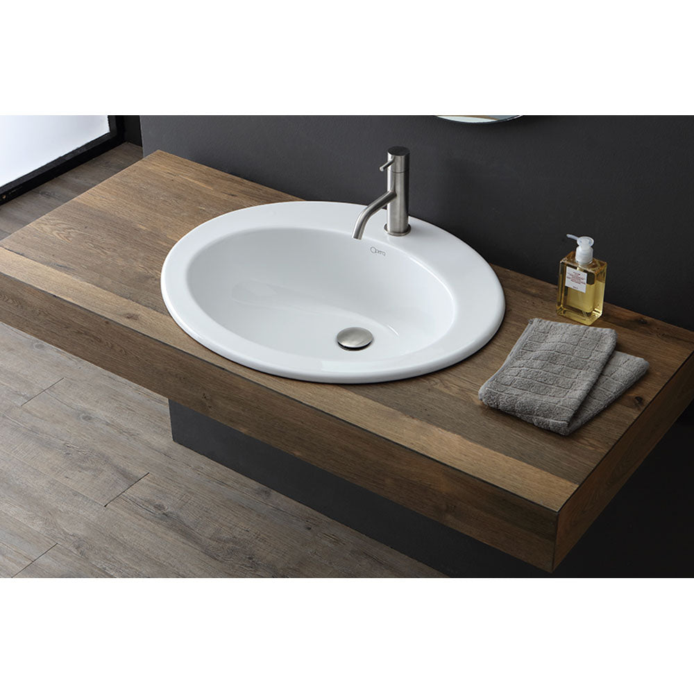 LAVABO DA INCASSO SOPRAPIANO "DECOR 56" CPR - img 3