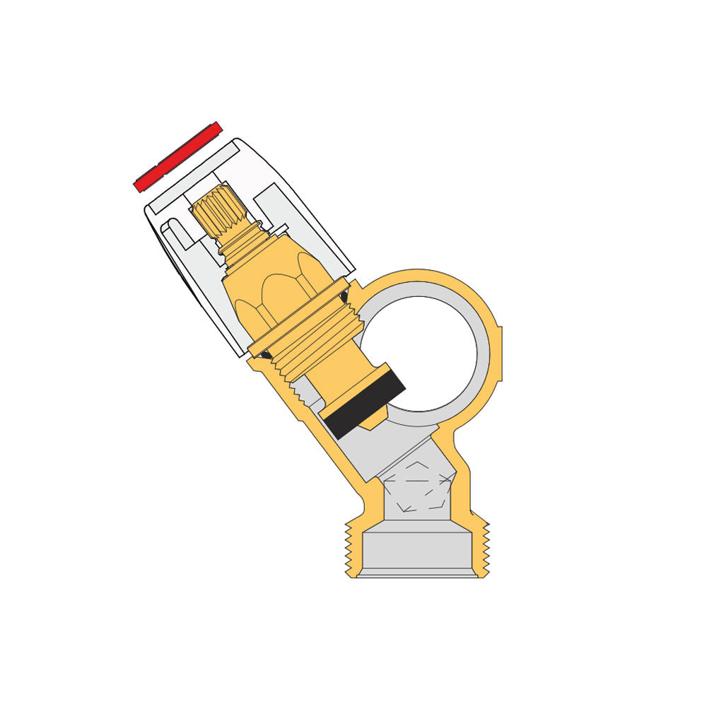 COLLETTORE INCLINATO MASCHIO/FEMMINA 3/4" CON RUBINETTI TIEMME - img 4
