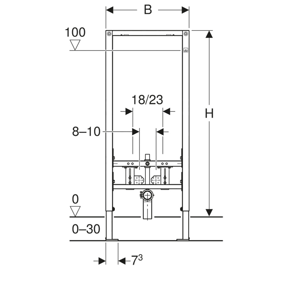 MODULO "DUOFIX" PER BIDET SU CARTONGESSO - img 4