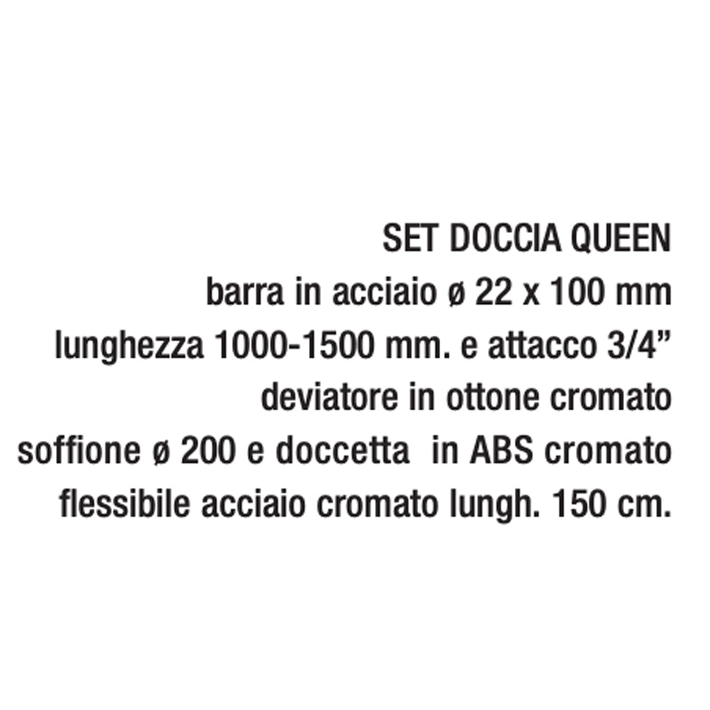 SET COLONNA DOCCIA TELESCOPICA "QUEEN" - img 3